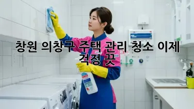 창원 의창구🏡 주택 관리 청소, 이제 걱정 끗!✨